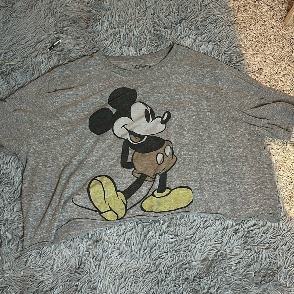Cropped Mickey Mouse T-Shirt